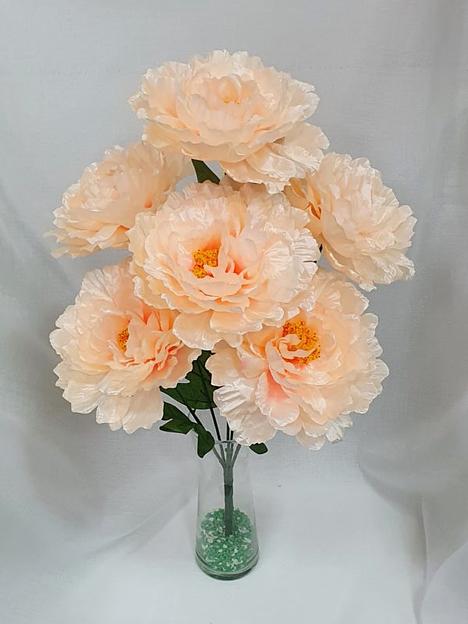 Искусственные цветы - букет «Пион вихрь» ОПТ фото 2