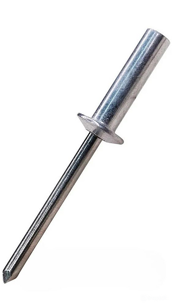 Заклепка вытяжная глухая со стандартным бортиком А2\А2 (нержавеющая сталь) ОПТ фото 1