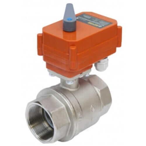 Кран шаровой латунь Bugatti Pro 220В 2" Ду 50 Ру40 ВР Neptun 2153571 фото 1