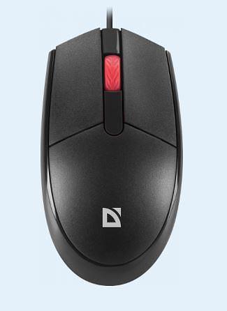 Мышка DELTA MM-523 BLACK 52523 DEFENDER фото 1