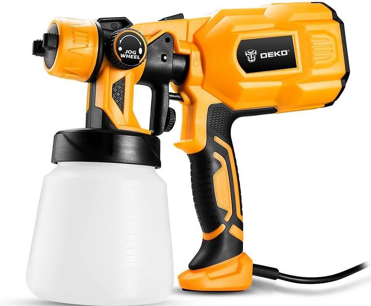 Краскопульт Deko DKSG55K1 HVLP 550Вт бак:800мл 100-200мл/мин фото 1