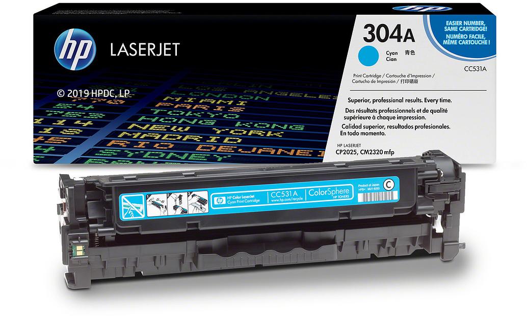 Тонер-картридж HP 304A Cyan Original LaserJet Print Cartridge (CC531A) фото 4