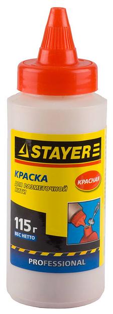 STAYER 115 г, красная, краска для разметочной нити (2-06401-2) фото 1