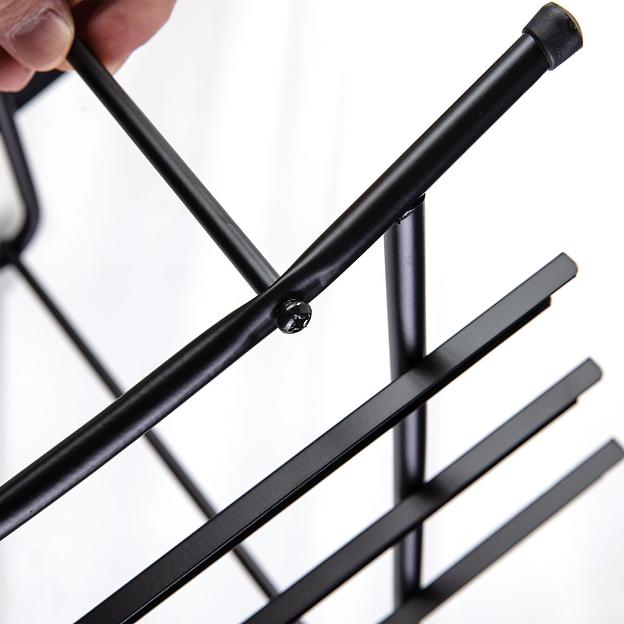 Лоток горизонтальный Deli E9181 для бумаг 350х278х275мм черный металл сетка фото 7