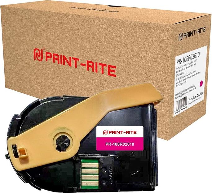 Картридж лазерный Print-Rite TFXAFXMPRA PR-106R02610 106R02610 пурпурный набор двойная упак. (9000стр.) для Xerox Phaser 7100 фото 1