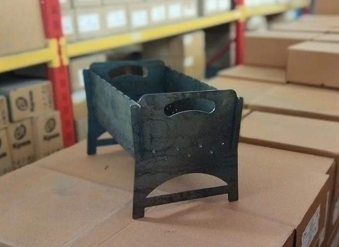 Мангал складной для пикника 500х250х300х2 мм фото 2