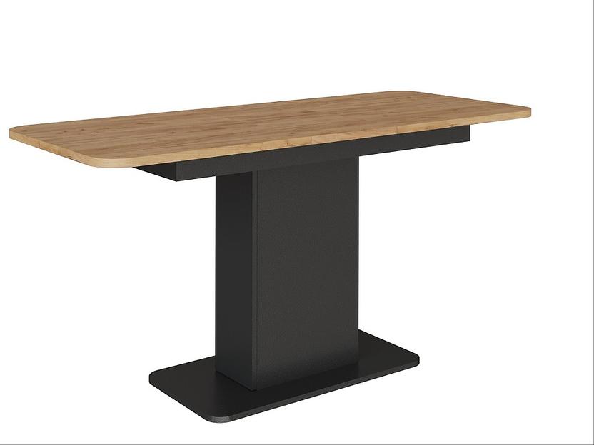 Стол обеденный на одной опоре СО-3 антрацит, дуб Золотой Крафт, опт фото 2