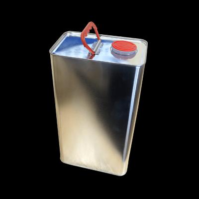 Металлическая банка прямоугольная 5 литров с пэт пробкой фото 1