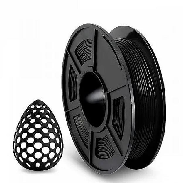 Филамент NVPRINT TPU Black для 3D печати диаметр 1.75мм длина 165 метров масса 0,5 кг фото 1