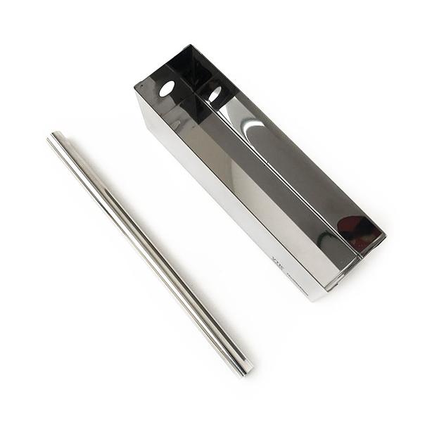 Форма для кекса с трубкой 260x70x85 мм нержавеющая сталь фото 4