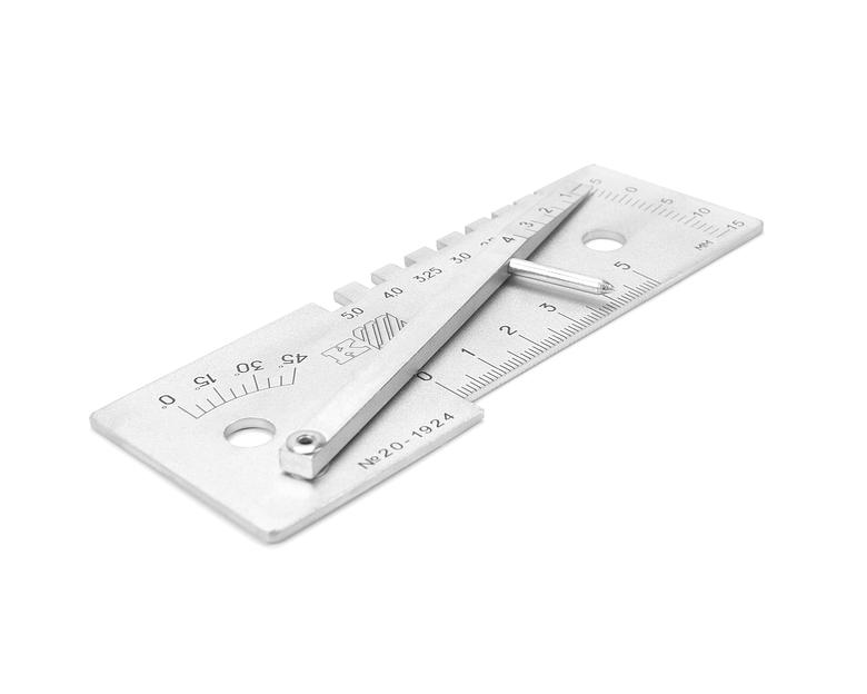 Шаблон сварщика универсальный УШС-3 с поверкой фото 3