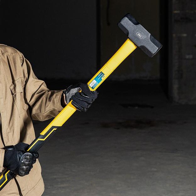 Ударно-рычажный инструмент Deli Кувалда Deli DL6913 4,5кг рукоятка из высокопрочного стекловолокна фото 4