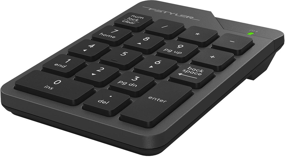 Числовой блок A4Tech FGK21C серый USB беспроводная slim для ноутбука фото 6