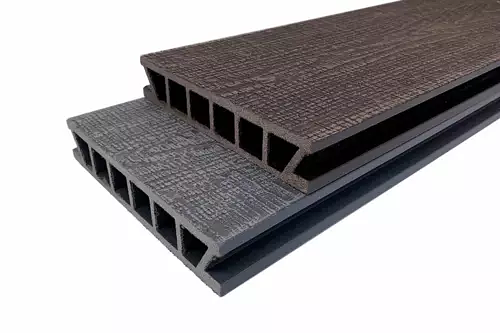 Террасная доска WoodLike, серая фото 2