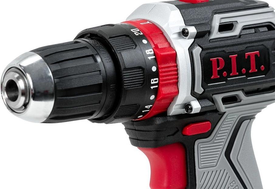 Дрель-шуруповерт P.I.T. PSR18-D4 аккум. патрон:быстрозажимной (кейс в комплекте) фото 2