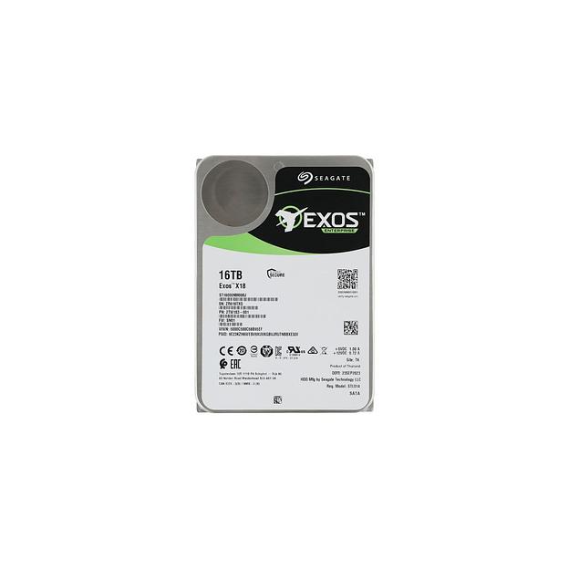 Жесткий диск Seagate Exos X18 ST16000NM000J, 16ТБ, HDD, SATA III, 3.5" фото 1