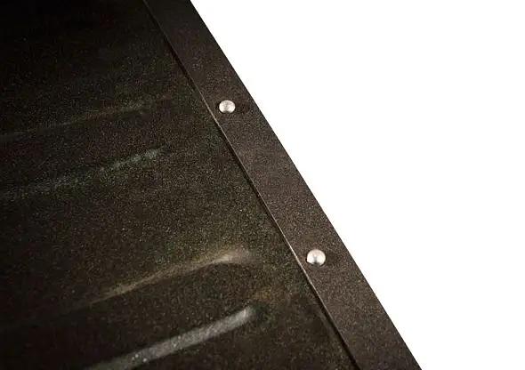 Движок стальной формованный средний 750х425 мм с металлической планкой, арт.СНЕГ-04.19 ОПТ фото 3