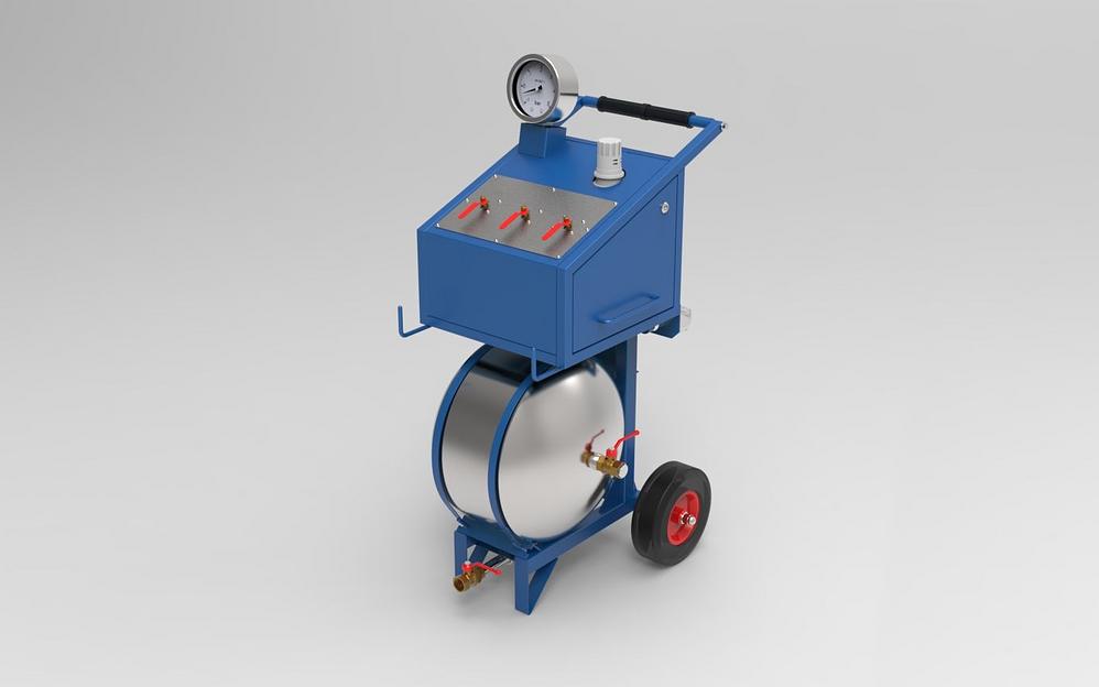 Установка проверки тормоза вагона мобильная (УПТВМ) фото 1