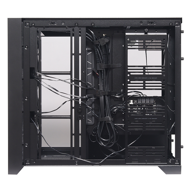 "Lagrange" ATX, Black, FANS: 120mm ARGB: 3 Top + 1 Rear + HUB. Drive bay int: 3x3,5" + 3x2,5". 2xUSB3.0+1xUSB-C, Audio I/O, Up to 14x120mm Fans, GPU up to 425mm, PSU max 270mm, CPU cooler up to 190mm, SPCC 1,0mm metal, 4mm TG side panel фото 8