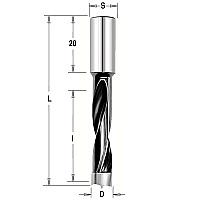 Сверло глухое DELTATOOLS 3✕10✕70 мм R фото 1