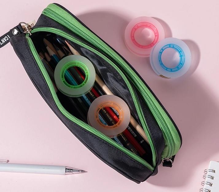 Клейкая лента канцелярская Deli EA690 прозрачная шир.12мм дл.27м 38мкр (упак.:4шт) фото 5