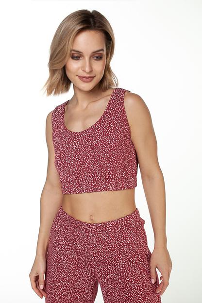 Комплект женский  805/02/Бордовый, белый  фото 4