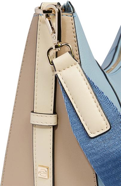 Сумка женская Piquadro Circle BD6657W92/AZBE2 голубой/бежевый натур.кожа фото 4