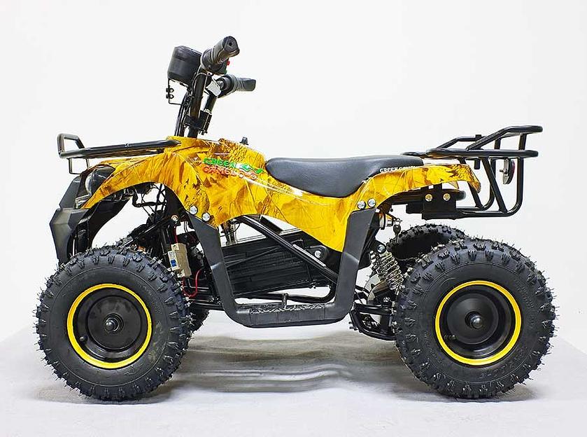 Квадроцикл GreenCamel Гоби K45 (36V 800W R6 Цепь) быстросъём, ножной тормоз, золотая осень фото 4