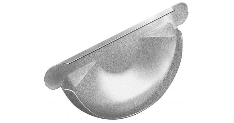 Заглушка торцевая универсальная Вегасток 125 мм цинк 125х90 фото 1