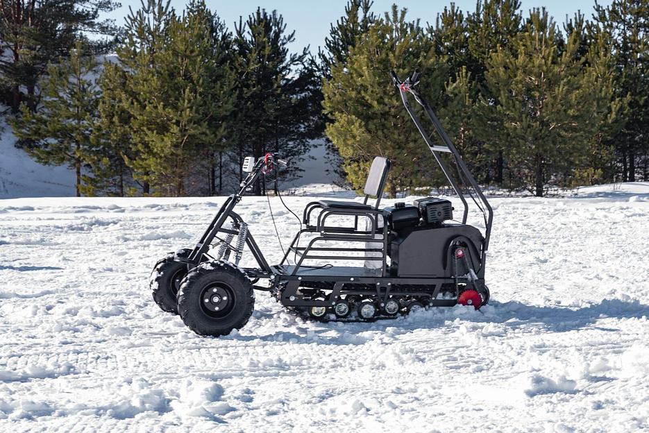 Мотобуксировщик Бурлак М2 LRK, 13 л.с., 1450*510*810 мм. фото 7