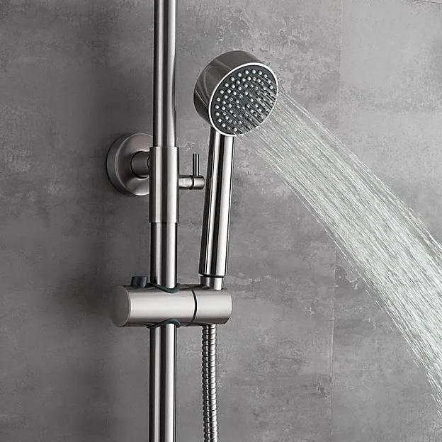 Смеситель с тропическим душем, душевая система Ledeme L2452А, нержавейка, опт фото 3