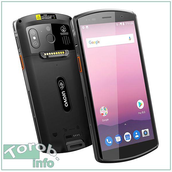 UROVO DT-50 (DT50-SH3S9E4F21) - мобильный терминалы сбора данных. Octa-core 2.2 GHz / Android 9.0 / 2D Imager / Honeywell N6603 (soft decode) / 4G (LTE) / RAM 4 GB / ROM 64 GB фото 1