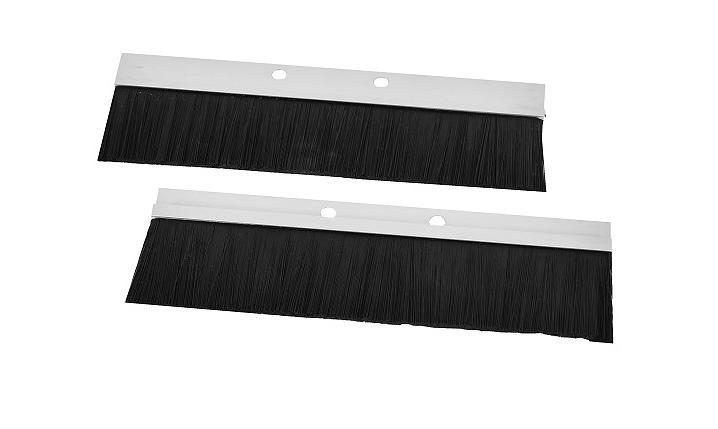 Комплект щеточного ввода в шкаф, универсальный, цвет черный (КВ-Щ-55.210А-9005) фото 1