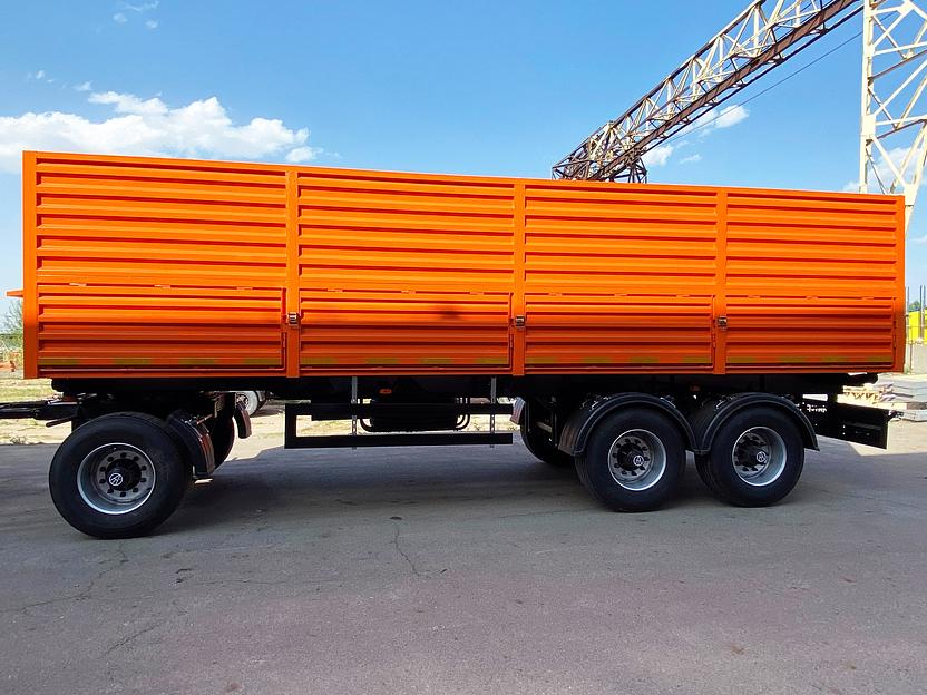 Прицеп зерновоз самосвальный трехосный фото 6