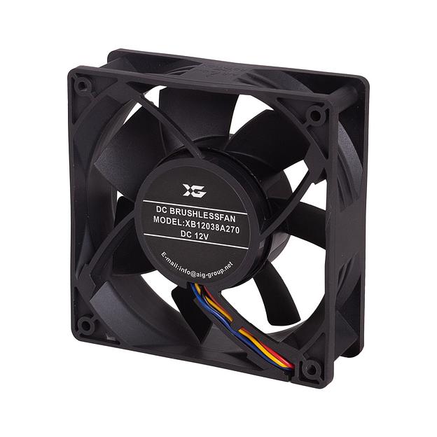 Кулер для компьютерного корпуса  X-Gamel  XB12038A270 чёрный фото 1