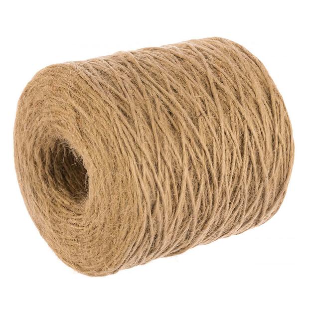 Шпагат льняной/джутовый 500м фото 1