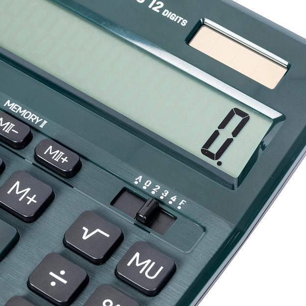 Калькулятор настольный Deli EM888F-green зеленый 12-разр. фото 3
