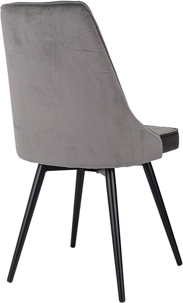 Стул для дома Бюрократ CH-K4_SP_2 с повор.мех. комплект 2шт т.серый Holland 18 металл черный на ножках (CH-K4_1/SP/HL18_2) фото 9