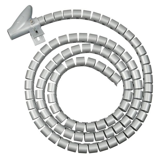 Кабельный органайзер Buro BHP CG155S Spiral Hose 15x1500mm Silver фото 2