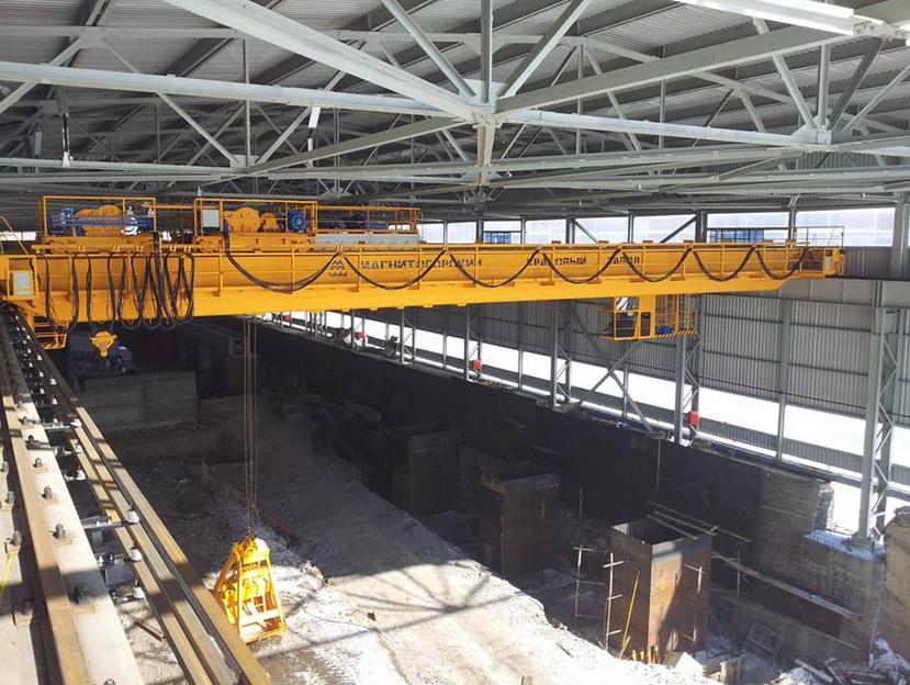 Кран мостовой электрический специальный грейферный фото 2