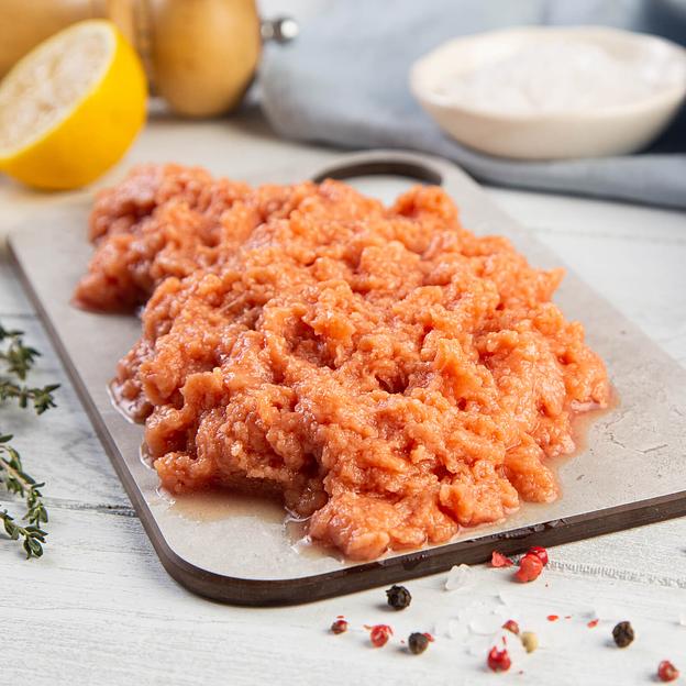 ПФ рыбный Фарш из лосося атлантического (семга), 400 гр., замороженные. фото 1