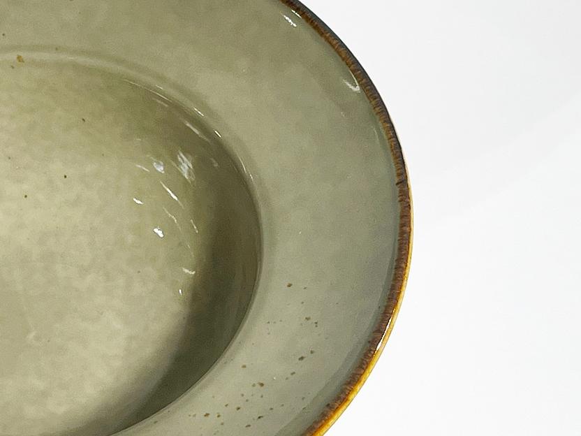 Тарелка фарфоровая для пасты 19.5 см «Gray collection» NGD009-1 gray, опт фото 2