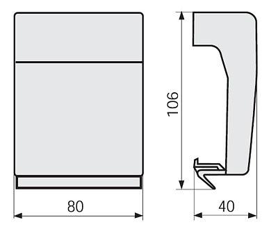 DBN B Тройник для плинтуса TBN фото 1