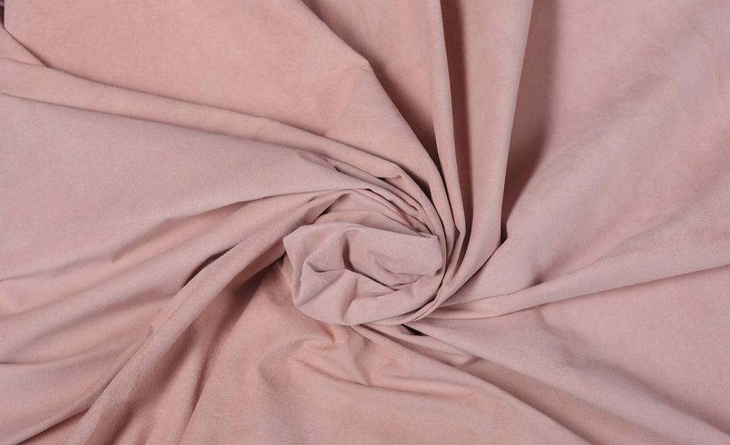 Кожа натуральная - замш розовый ОПТ фото 1