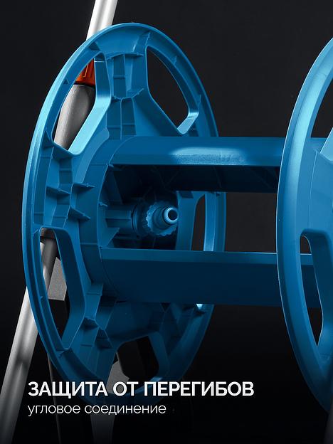 GRINDA HRK-25, шланг 25м x 1/2″, поливочный набор 4 предмета, стальные опоры, катушка со шлангом в комплекте ProLine (428460) фото 8