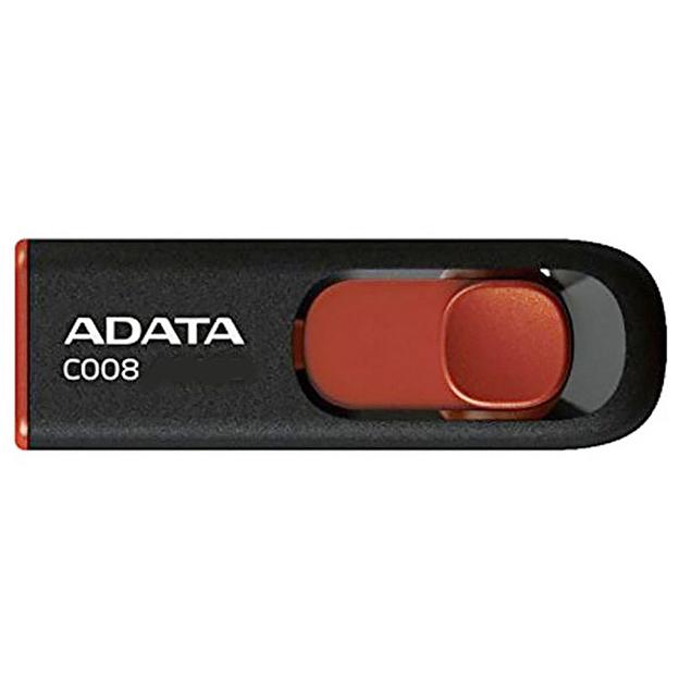 Флэш-накопитель USB2 64GB BLACK/RED AC008-64G-RKD ADATA фото 1
