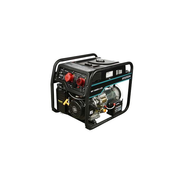 Бензиновый генератор Hyundai HHY 10000FE-3 ATS, 380/220/12 В, 8кВт, с автозапуском, с АКБ фото 1