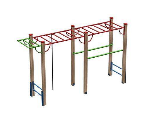 Снаряды спортивные уличные - Рукоход комбинированный «Геркулес» фото 1