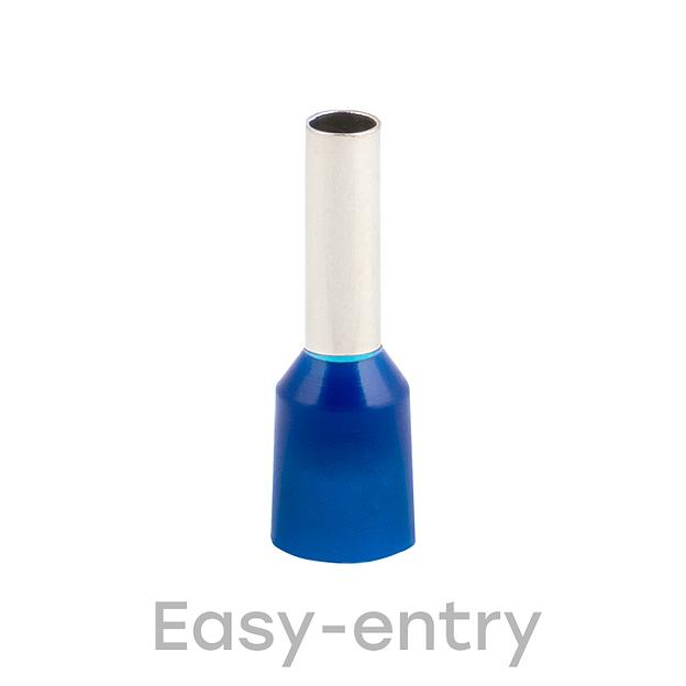 EKF nhvi-2.5-8 Наконечник штыревой втулочный изолированный НШвИ 2,5-8 (50шт.) EKF PROxima фото 3