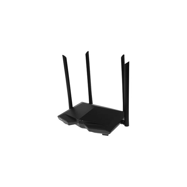 Wi-Fi роутер TENDA AC6, Wi-Fi 5, AC1200, 2.4/5ГГц, 3 LAN, черный фото 1